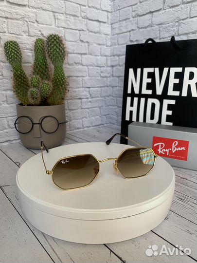 Очки Ray Ban 3556-N Octagonal 001/51 53 21 145 2N