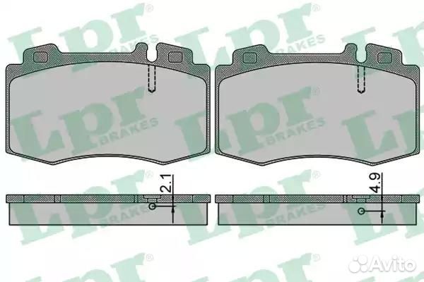 Колодки тормозные дисковые