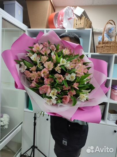 Живые цветы букеты