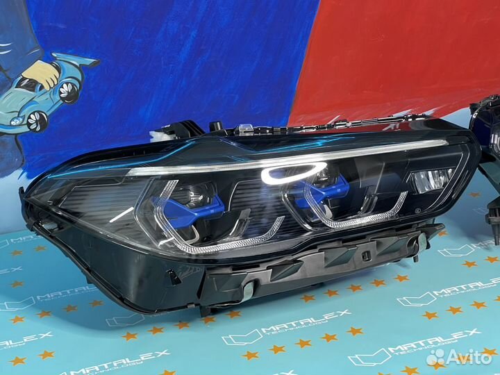 Фары BMW G05 laser shadow, оригинал б/у