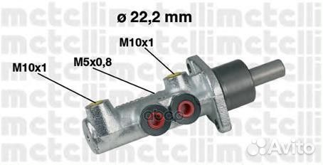 Цилиндр тормозной 050354 Metelli