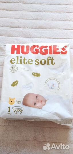 Подгузники huggies elite soft 1