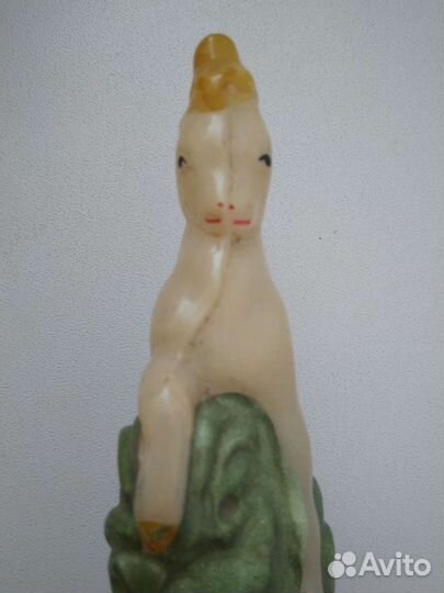 Ёлочная игрушка СССР козлик Серебряное копытце