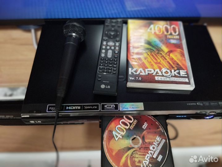 Dvd плеер с караоке lg dks 9500h