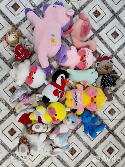 Мягкие игрушки пакетом