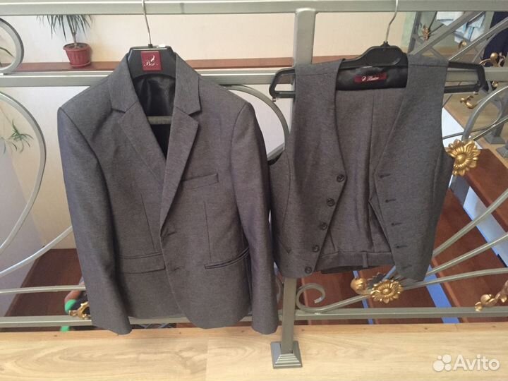 Школьная форма 134 серого цвета