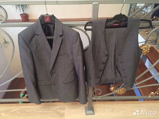 Школьная форма 134 серого цвета