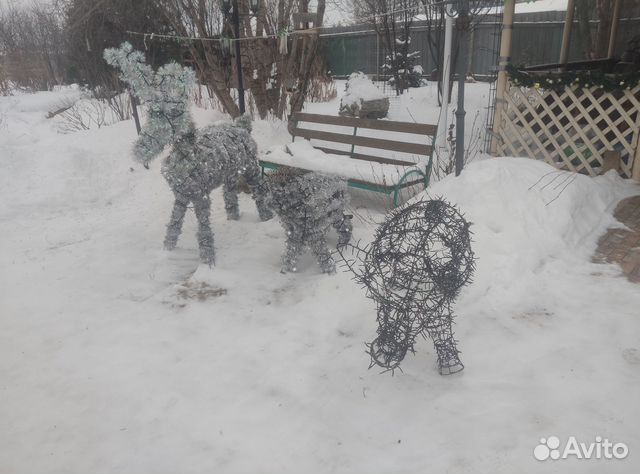 Фигуры животных с подсветкой