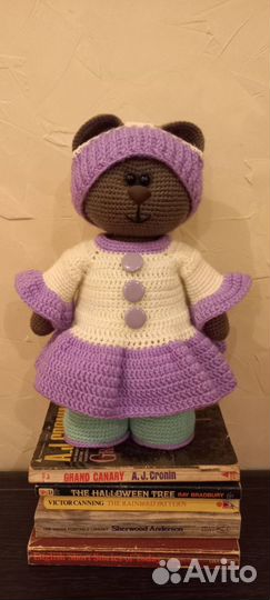 Вязаные игрушки медвежата