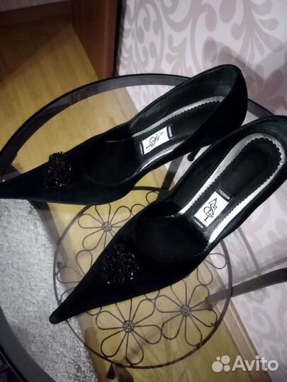 Туфли замшевые 41