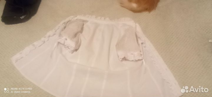 Школьная Рубашка для девочки с короткими рукавами