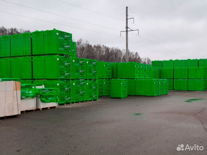 Блоки Поритеп Бесплатное хранение