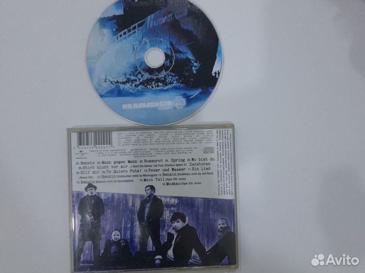 CD диск группы Rammstein-Rosenrot(2005)
