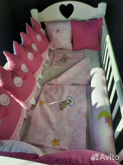 Бортики в кроватку новые