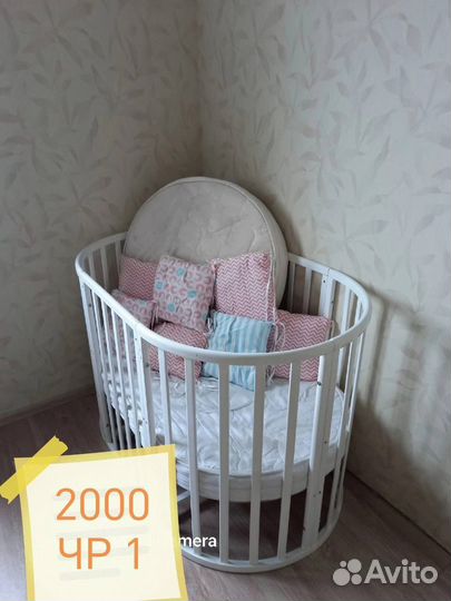 Детская кроватка трансформер