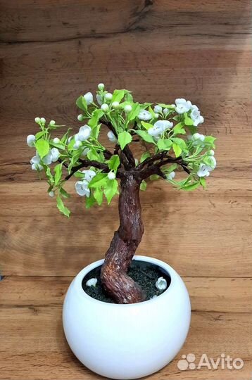 Бонсай из холодного фарфора. Ручная работа