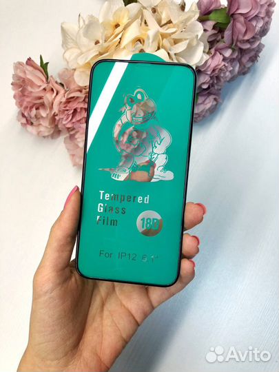 Защитное стекло iPhone 8, 8+, X, XR, 11, 12, 13