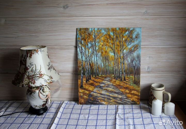 Картина маслом Осенний пейзаж