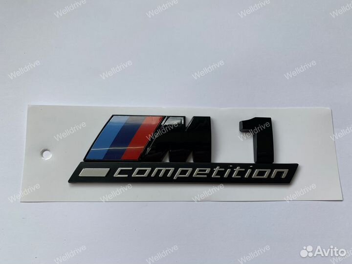 Шильд BMW M1 M2 M3 M4 M5 M6 M7 Competition глянец