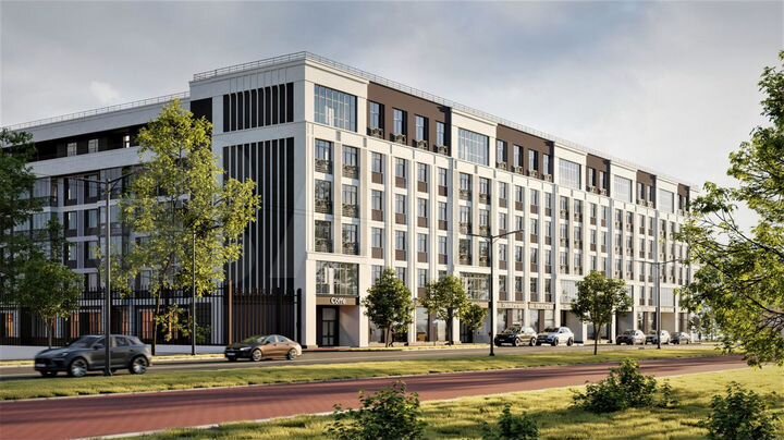 3-к. квартира, 123,3 м², 5/6 эт.