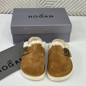 Меховые сабо hogan