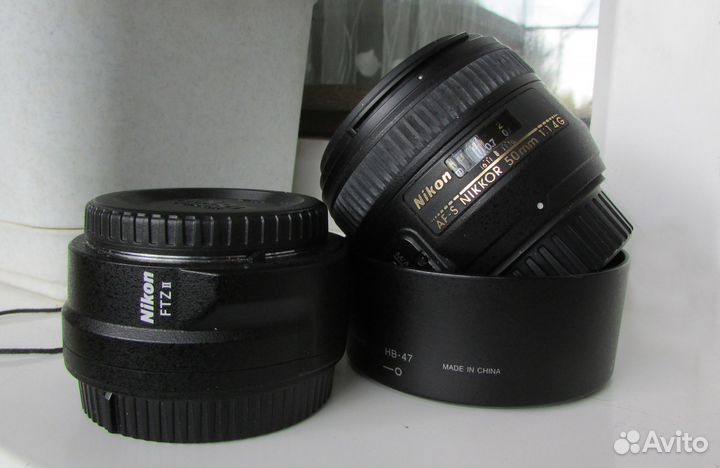 Объектив Nikon 50mm f\ 1.4G AFS Nikkor + FTZ