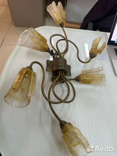 Люстра потолочная бу