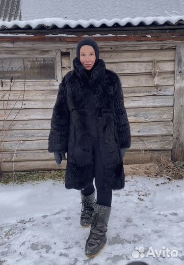 Шуба тоскана черная