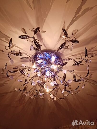 Люстра потолочная бу