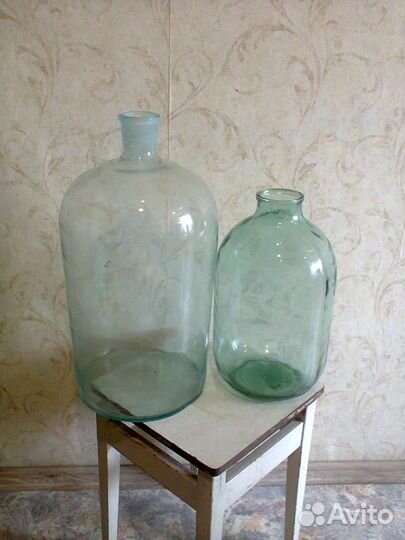 Бутыли 10-20л стекло и пластик(до 30л)