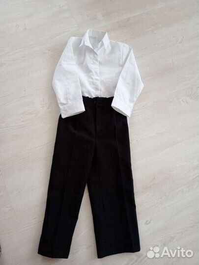 Костюм для мальчика, брюки и рубашка 92