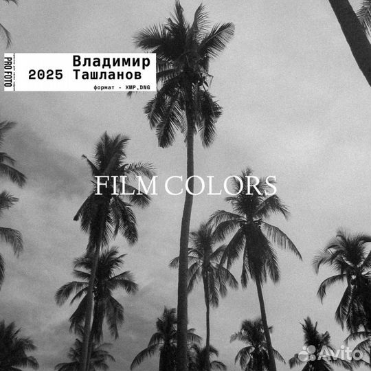 Владимир Ташланов. Пресеты 2025 film textures
