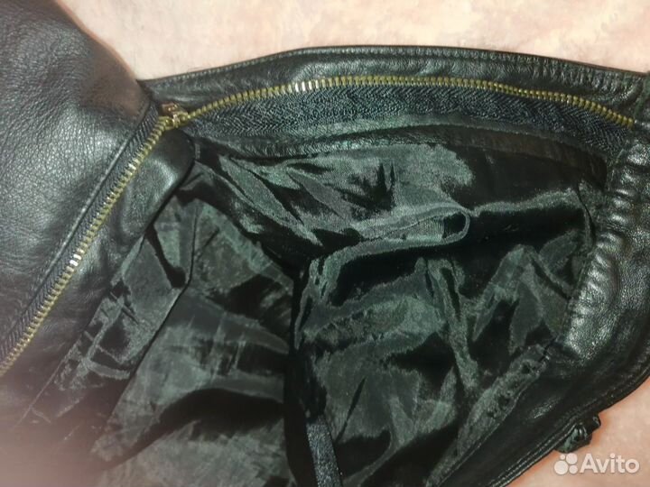 Брюки из натуральной кожи женскме