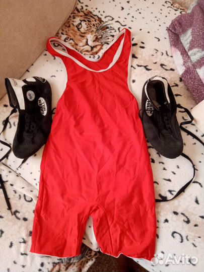 Борцовское трико и борцовки