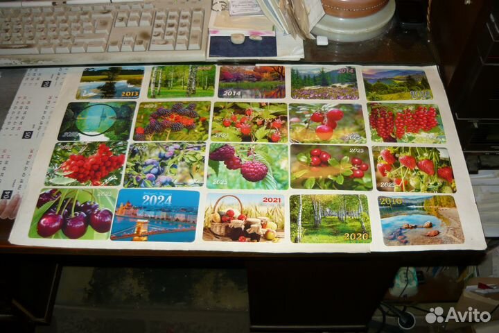 Карманные календарики «Природа и города»