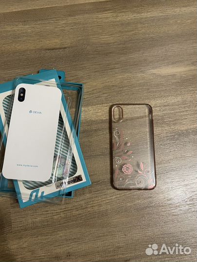 Чехол devia на iPhone 10 XS от swarovski