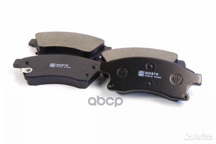 Колодки передние chevrolet Aveo (T300) 15