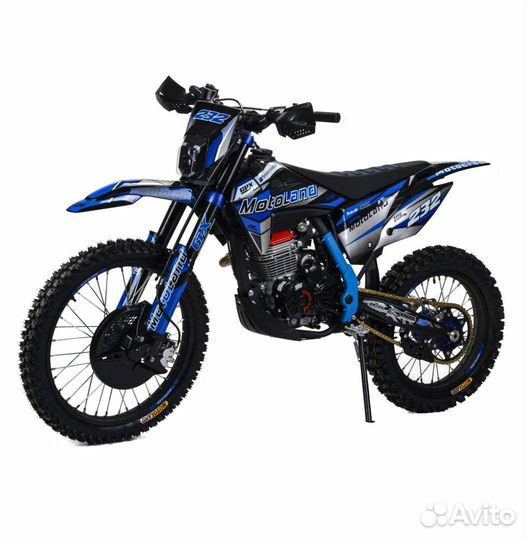 Мотоцикл Кросс 300 XT300 HS (175FMM 4V) синий