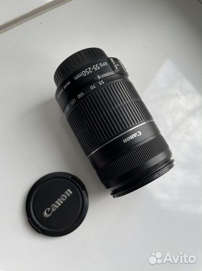 Объектив Canon ef s 55 250mm