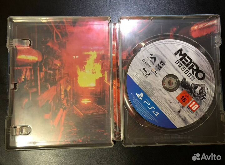 Метро исход Аврора Спец издание SteelBook ps4/ps5