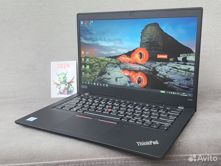 Крепкий Тонкий 4-ядерный Мощный ThinkPad X390 i5