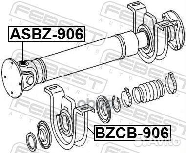 Подшипник подвесной MB sprinter 05-13 bzcb906 F