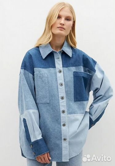 Рубашка джинсовая Lime S