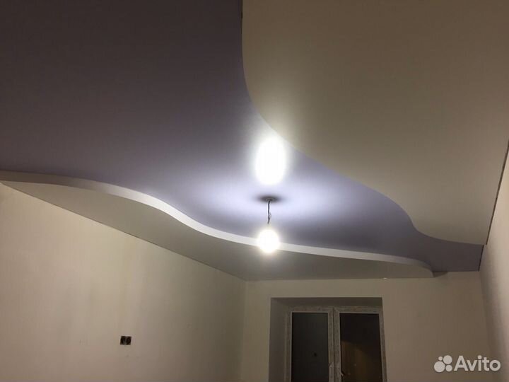 Натяжные потолки, глянцевые, матовые, тканевые