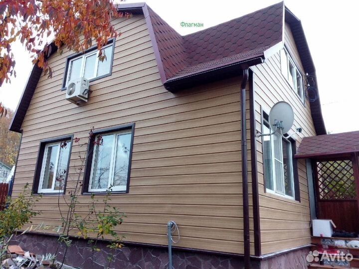 Виниловый сайдинг под дерево