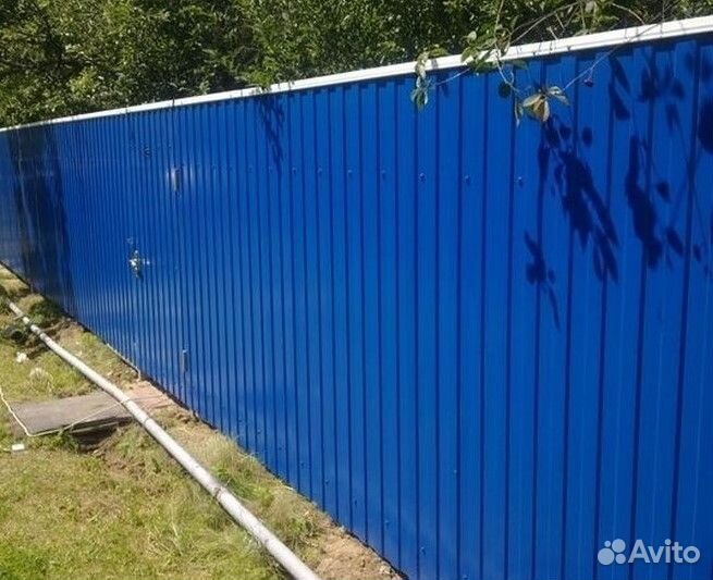 Профнастил Н10.40 Синий сигнал