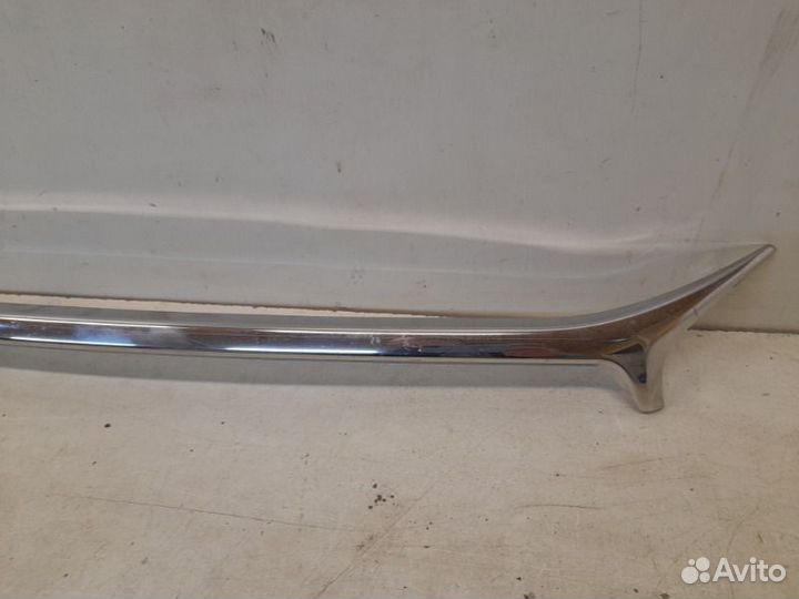 Хром решетки бампера передний Toyota Camry V55