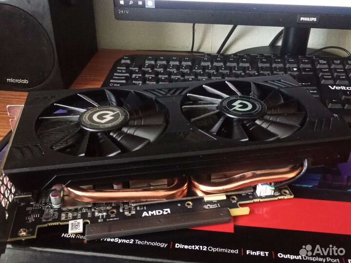 Видеокарта rx580 8gb