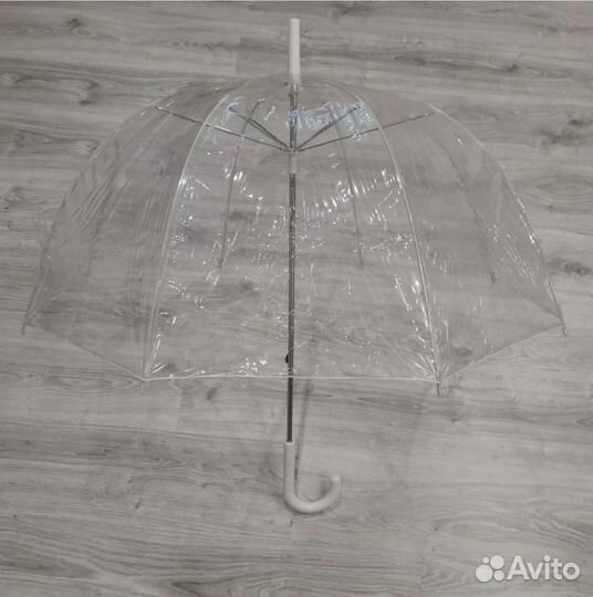 Зонт прозрачный