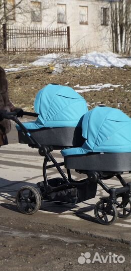 Коляска для двойни 2 в 1